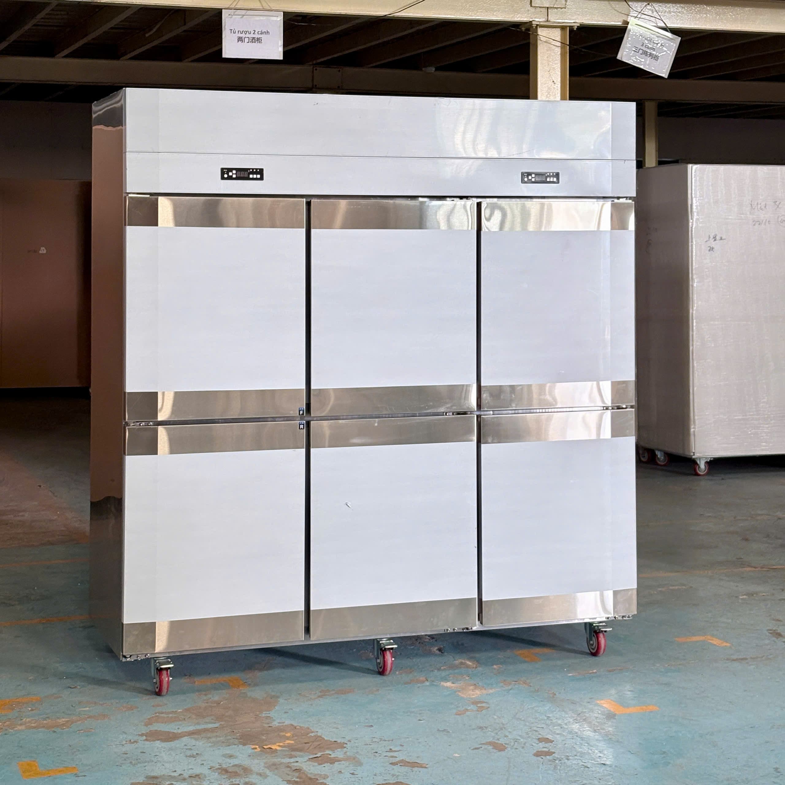 Tủ Đông 6 Cánh wincoold – Gián Tiếp – 1 Chế Độ – LS-1200F – 1600L - Tủ Đông – Tủ Mát Wincoold