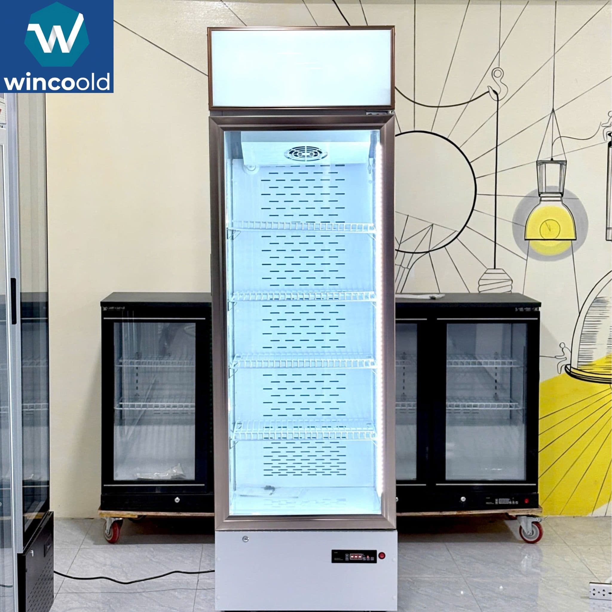 Tủ mát 1 cánh (Trắng) – LC-328F – 400L - Tủ Đông – Tủ Mát Wincoold