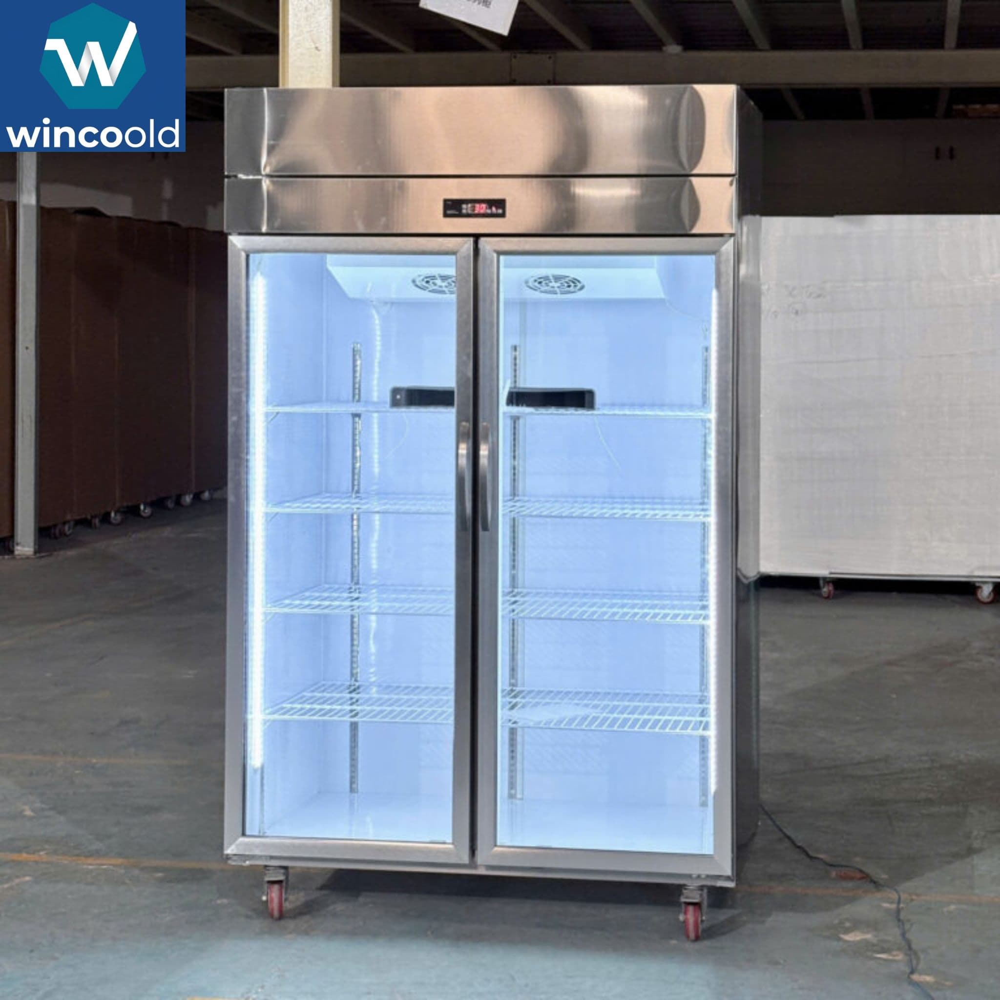Tủ Mát 2 Cánh– Inox – LS-1200F – 1100L - Tủ Đông – Tủ Mát Wincoold chính hãng