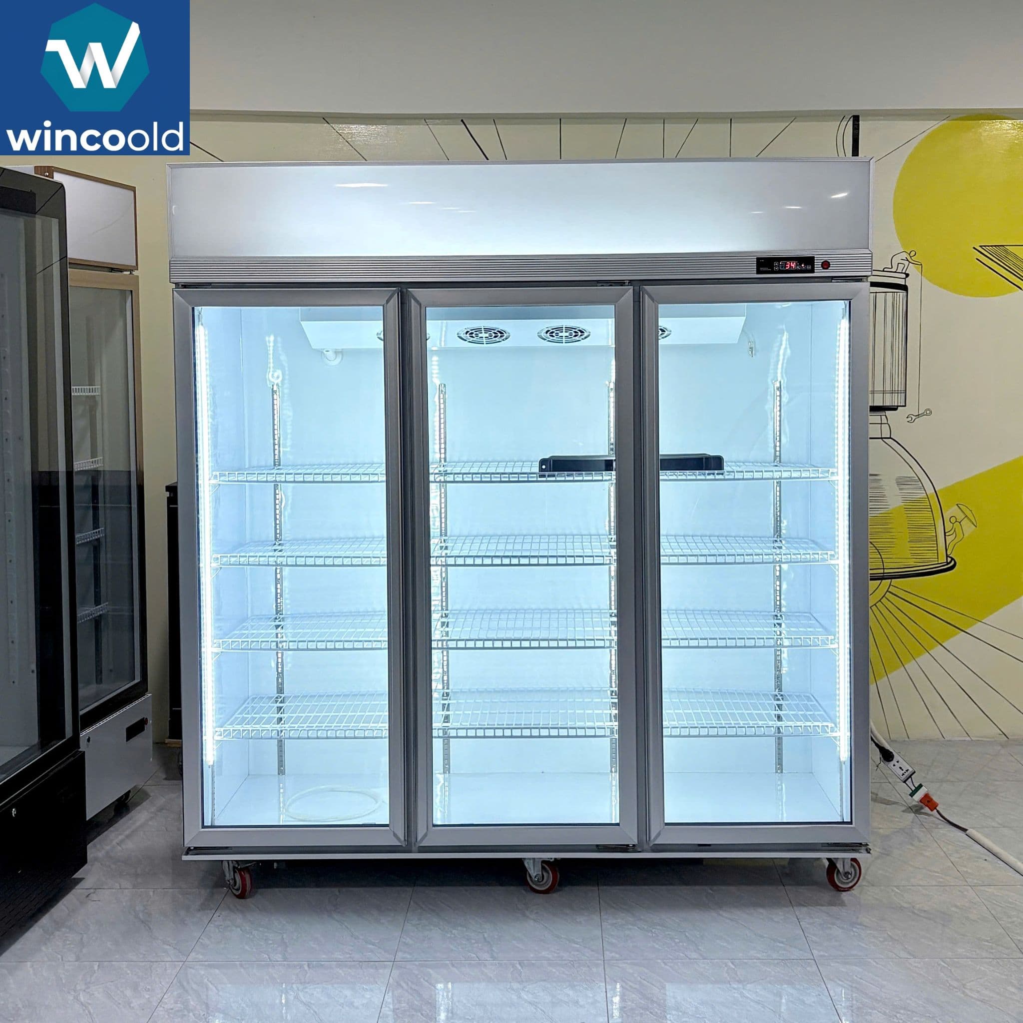 Tủ mát 3 cánh – LS-1200F – 1600L - Tủ Đông – Tủ Mát Wincoold
