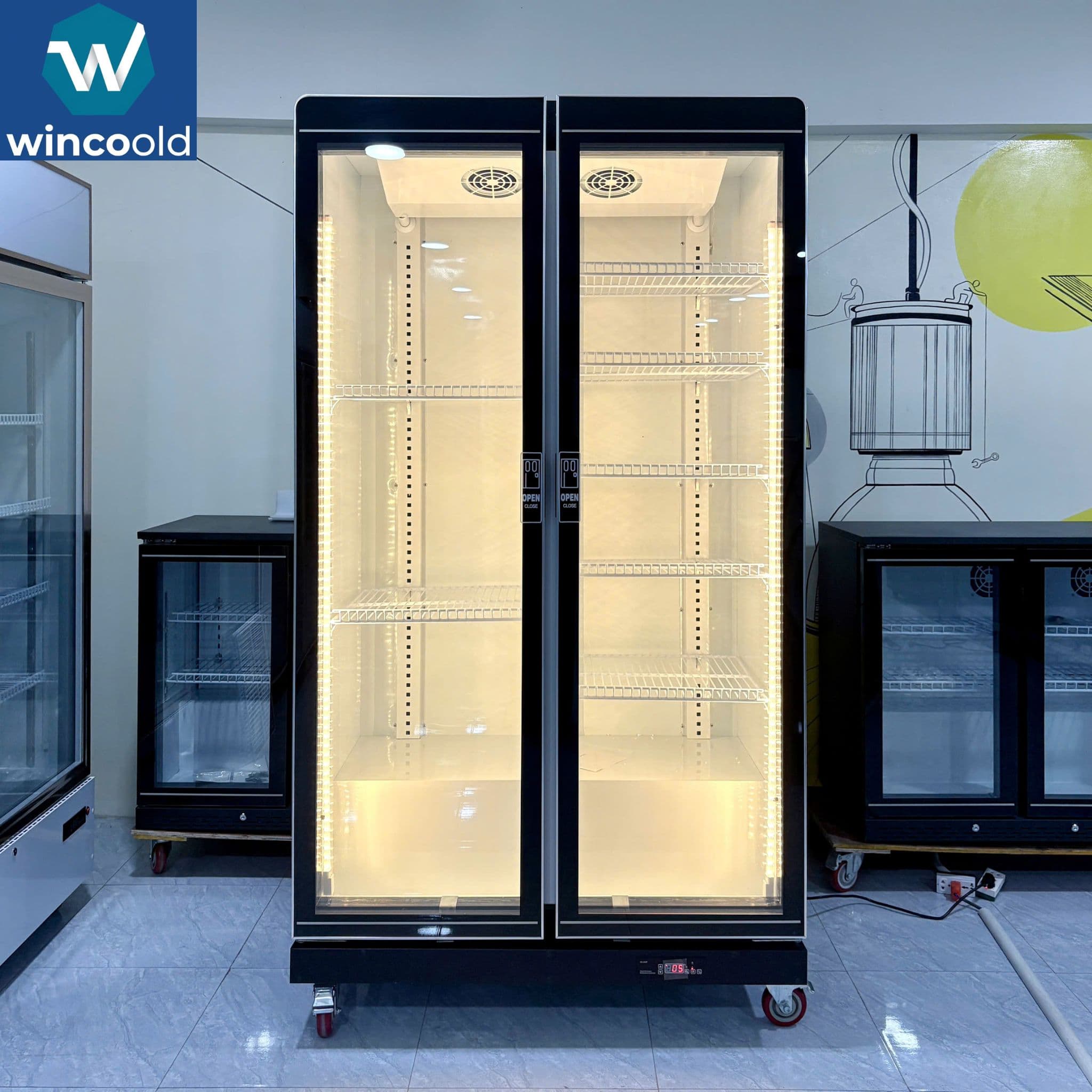 Tủ mát cao cấp – 2 cánh – LS-1670 – 1100L - Tủ Đông – Tủ Mát Wincoold chính hãng