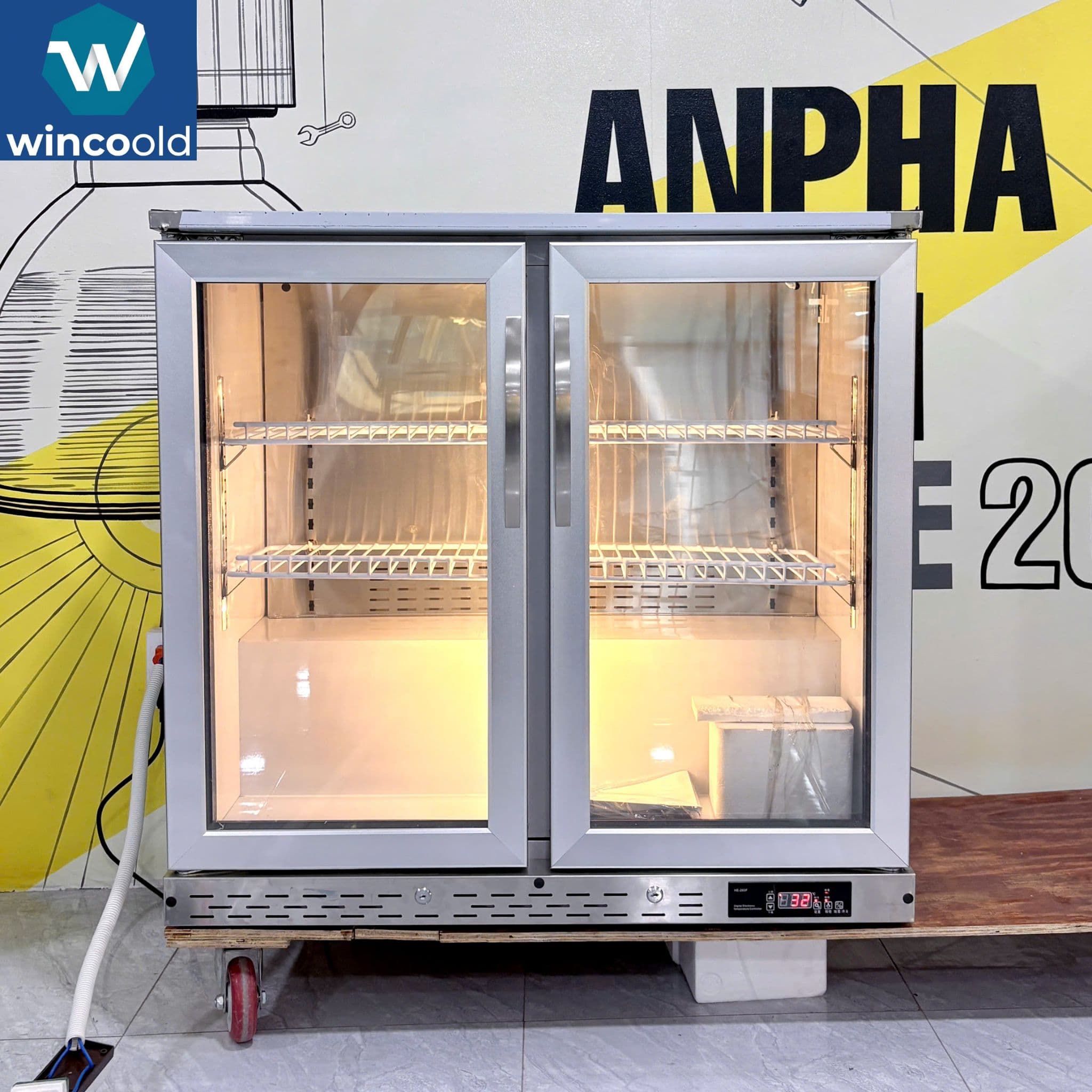 Tủ Mát Quầy Bar – 2 cánh – LS-900 – 208L - Tủ Đông – Tủ Mát Wincoold