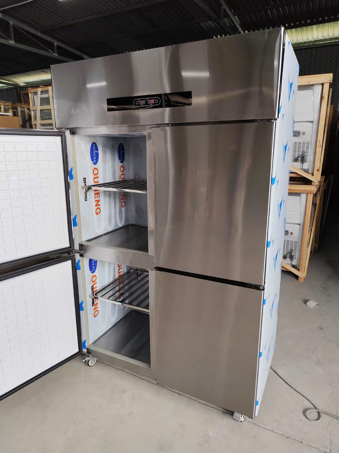 tủ đông 4 cánh 2 chế độ - Bàn Lạnh – Bàn Đông – Bàn Mát Wincoold